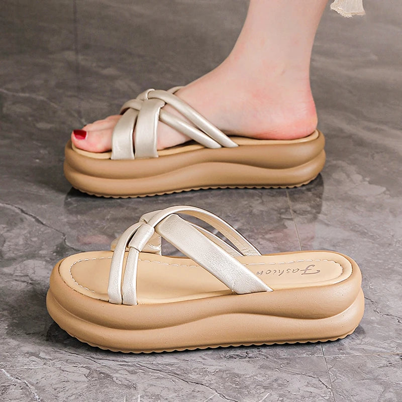 Summer New Arrival Sandals Slides Fashion Breathable Non-slip Lightweight Casual Indoor Outdoor Beach Daily Slippers