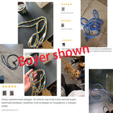 Classic Durable Dog Leashes Medium large Dog Solid Lead Rope Fashion Black Mesh Dog leash Outdoor Walking Training New Arrivals
