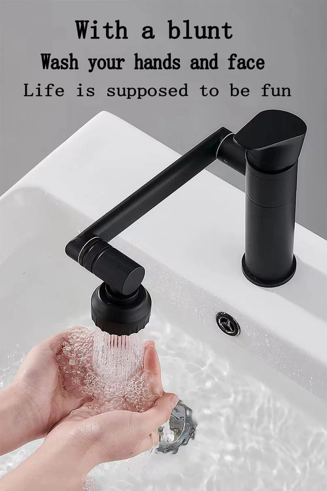 Basin Faucet Modern Bathroom Mixer Tap Black/chrome Wash basin Faucet Single Handle Hot and Cold Waterfall Faucet