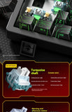LEOBOG Hi75C Mechanical Keyboard 3Mode/Wired kit Hot Swap With Knob RGB Aluminium Alloy Gasket Hi75C Keyboard Kit PC Custom Gift