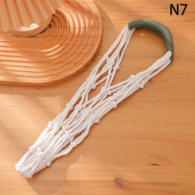 Portable Coffee Cup Bag Hollow Out Bottle Bag Practical Mugs Bag Foldable Water Bottle Bags Woven Net Bag Cup Cover