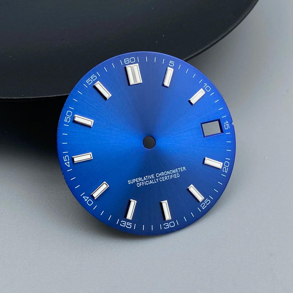 New arrivals 36mm watch case Engine Turned BEZEL for AK Parts Replacemet Fits 28.5mm Dial NH35/36 Movement Modification Parts