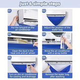 Split AC Cleaning Kit Universal for All AC Models Spill Proof Cleaning Bag with Water Pipe for Home Office and Commercial Use