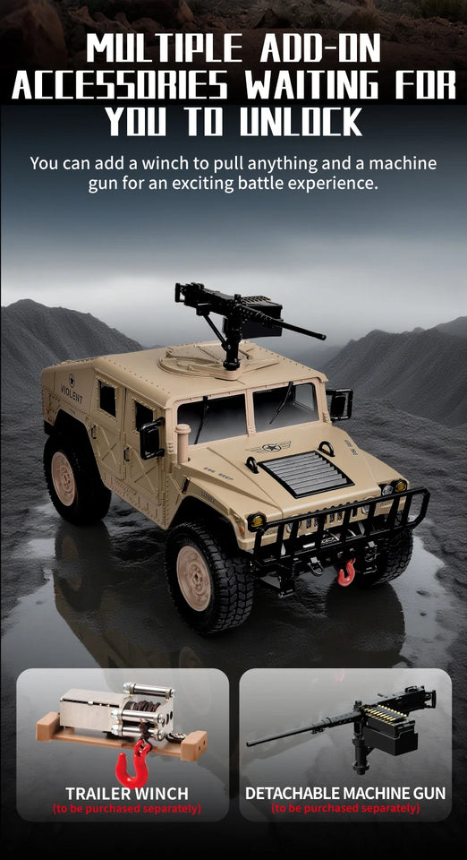 New JJRC C8835 RC Car Simulation 4x4 All-terrain RC Off-road Climbing Car Electric Remote Control Car Model with Light Toy Gift