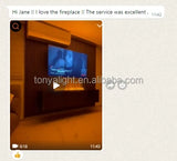 Modern Tv Stand Furniture for Living Room Decorative Led Flame Water Steam Fireplace Embedded Wood Electric Fireplace