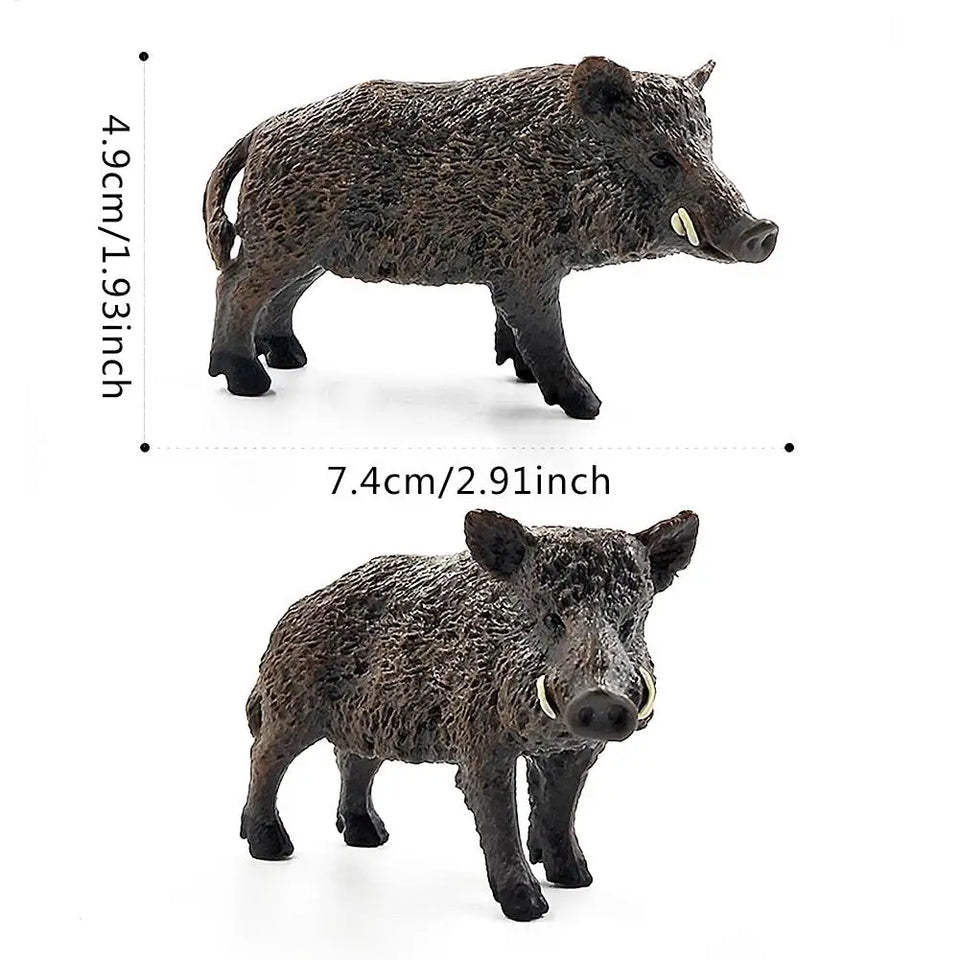 Boar Model Toys Realistic Boar Model Toy Educational and Collectible Toys for Animal Lovers and Birthday Gift for Kids Toddlers