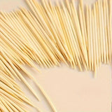 4000 Pcs Multi-purpose Disposable Double-Headed Bamboo Thin Toothpicks for Restaurants Hotels Household Commercial Toothpicks
