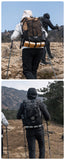 Qunature Backpack Lightweight Mountaineering Hiking Backpack Outdoor Sport 30+5L Breathable Wear-resistant Waterproof Bag