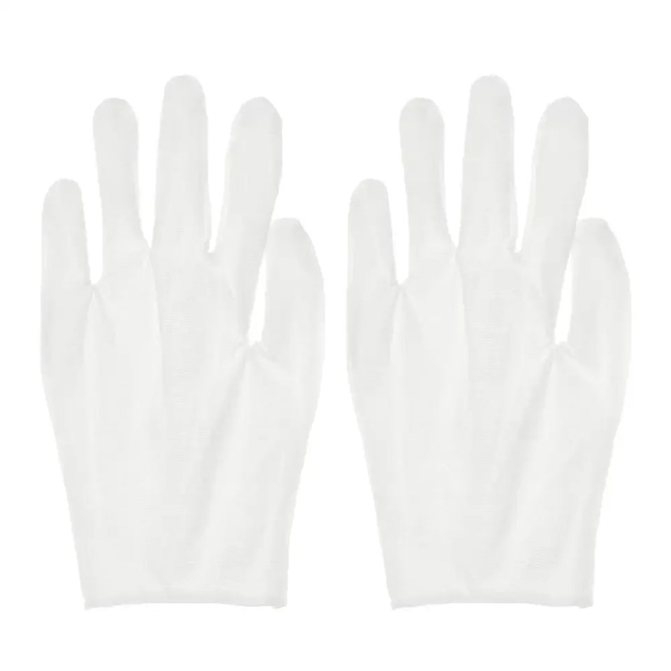 New 1/6/12 Pairs Wenvian Quality Inspection Gloves of Medium Thick Label of Work Cotton Thick White Work Safe Cotton Man Woman