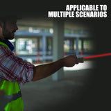 Red Laser (Class IIIA Laser Output is 5mW), 1 Mile Range with Strobe Function Type-C Rechargeable Compatible with M-Lok Rail Du