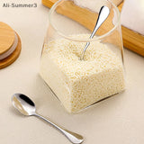 3/5Pcs Stainless Steel Mini Coffee Scoops Spoon Coffee Tea Ice Cream Spoons Dessert Spoon Couple Kitchen Tools