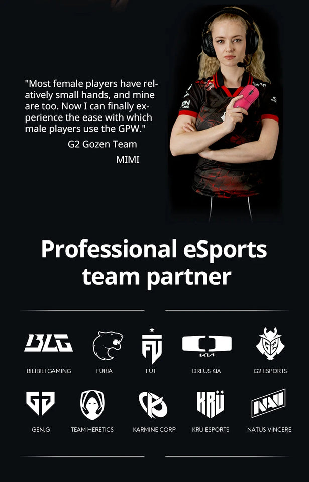 Logitech G PRO X SUPERLIGHT 2c wireless gaming mouse, 51g, HERO 2 sensor supports up to 44000DPI and 888IPS, 8KHz