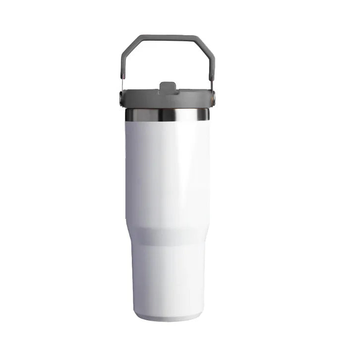 30OZ Sublimation Blank Tumbler Double Wall Stainless Steel Car Cup Coffee Mug Sublimation Water Bottle Vacuum Thermos Bottle