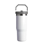 30OZ Sublimation Blank Tumbler Double Wall Stainless Steel Car Cup Coffee Mug Sublimation Water Bottle Vacuum Thermos Bottle