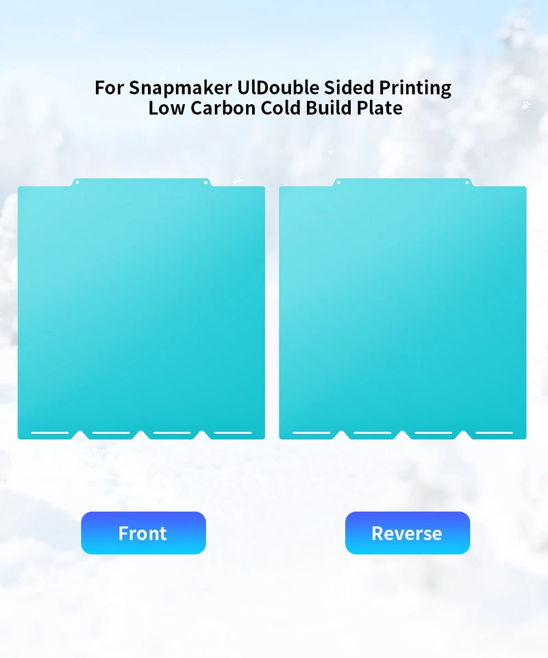 Build Plate For Snapmaker U1 Upgrade Accessories Build Plate Smooth PEI Steel Plate Super Adhension Heat Bed For Snapmaker U1
