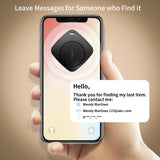 1 Pack Bluetooth Luggage Tracker with Find My APP (iOS Only) Air Smart Tag GPS Tracker Tag for Locator Key Finder