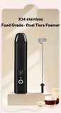 MINl Mik Frother USB Rechargeable 3 Speeds Foam Maker Coffee Whisk Mixer Electric Handle Blender Egg Beater Hot Cooking Tools