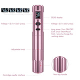 New upgrade K6003 Wireless PMU Tattoo Machine 2.8mm stroke Tattoo Pen With 2 Battery Packs For Eyebrow Permanent Makeup
