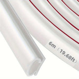 Rubber Sealing Strips for Doors and Windows, Waterproof Self-Adhesive Soundproof Strips, Rubber Door Sealing Strips, Easy to Cut