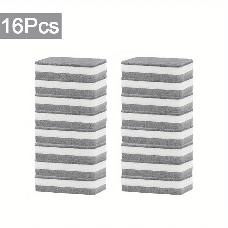 8/16/32 Double-Sided Cleaning Sponge Set - Very suitable for household cleaning、Dishwashing etc！Suitable for commercial cleaning