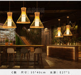 Bamboo Artwork Chandelier Lantern Tea Room Restaurant Restaurant Hot Pot Restaurant Japanese Style Retro Zen