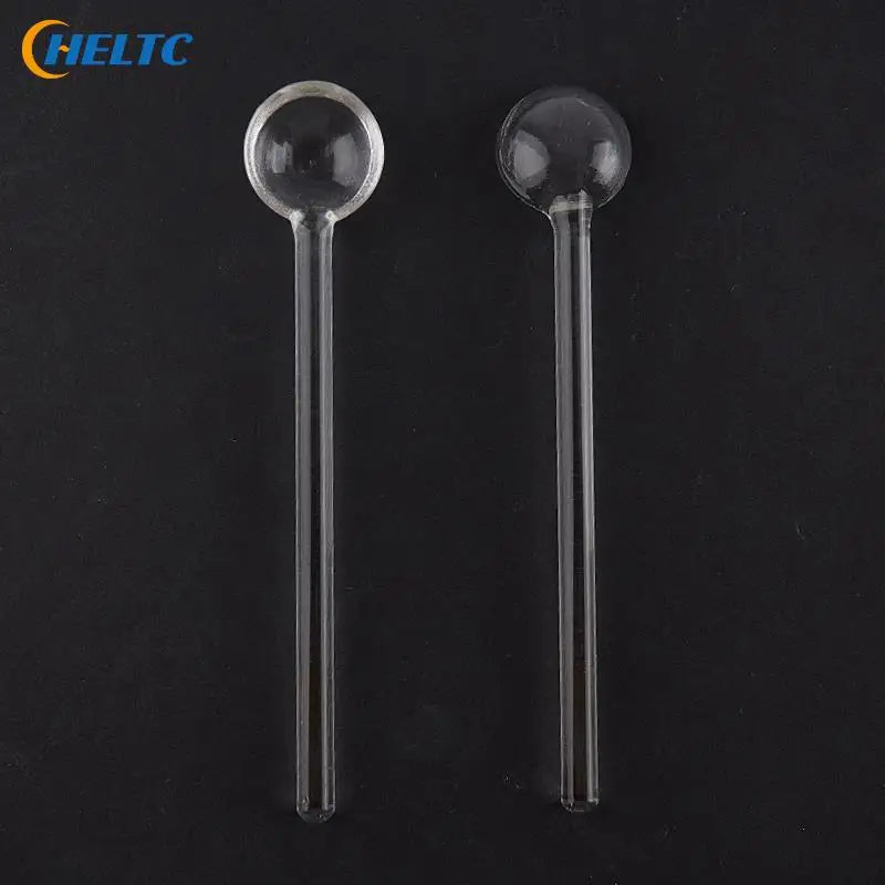1PCS Transparent  Long Handle Glass Tea Spoons Tableware Clear Coffee Stirring Spoons Flatware For Home Kitchen Restaurant