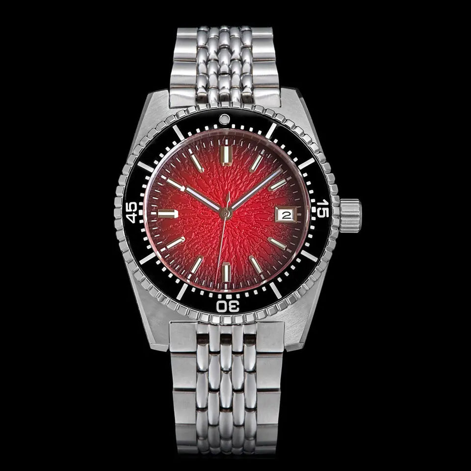 Tandorio 62MAS Style NH35A Automatic Watch For Men 200M Waterproof Diving Mechanical Watches Sapphire Glass Luminous New
