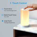 Meross HomeKit Smart Lamp RGBWW LED Wi-Fi Night Lamp MSL430 6W Touch Sensor Dimmable Bedside Light Support Alexa