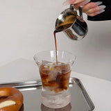 Coffee Milk Frothing Pitcher Cup Kitchen Stainless Steel Creamer Pitchers 60-240ML Measuring Cup With Pouring Spout Coffeeware