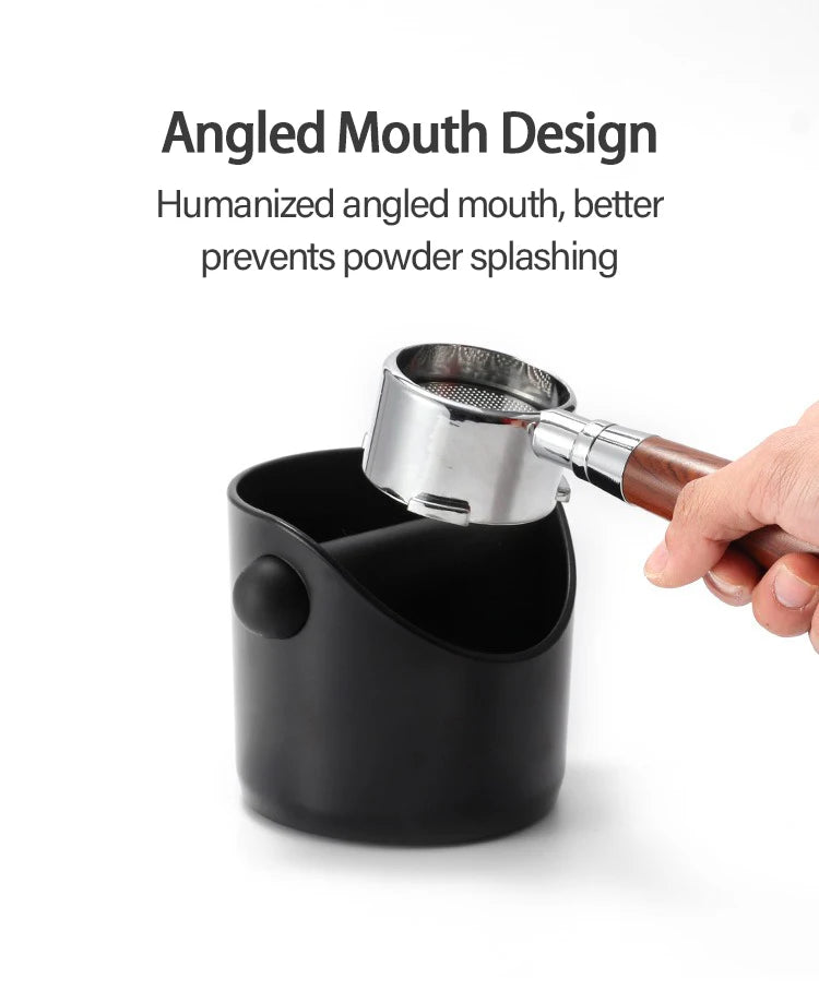 Coffee Knock Box Espresso Grounds Container Anti Slip Dump Bin Barista Accessories Cafe Grind Tools KFQZH01