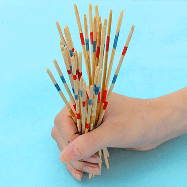 New Wooden Toys Pick Up Sticks Puzzle Game Multiplayer Board Stick Kids Educational Interactive Development Toy for Children