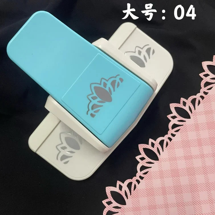 Effort-saving Embossing Device Hollow Lace Edge Pressing Device Punching Device Diy Kindergarten Handmade Greeting Card