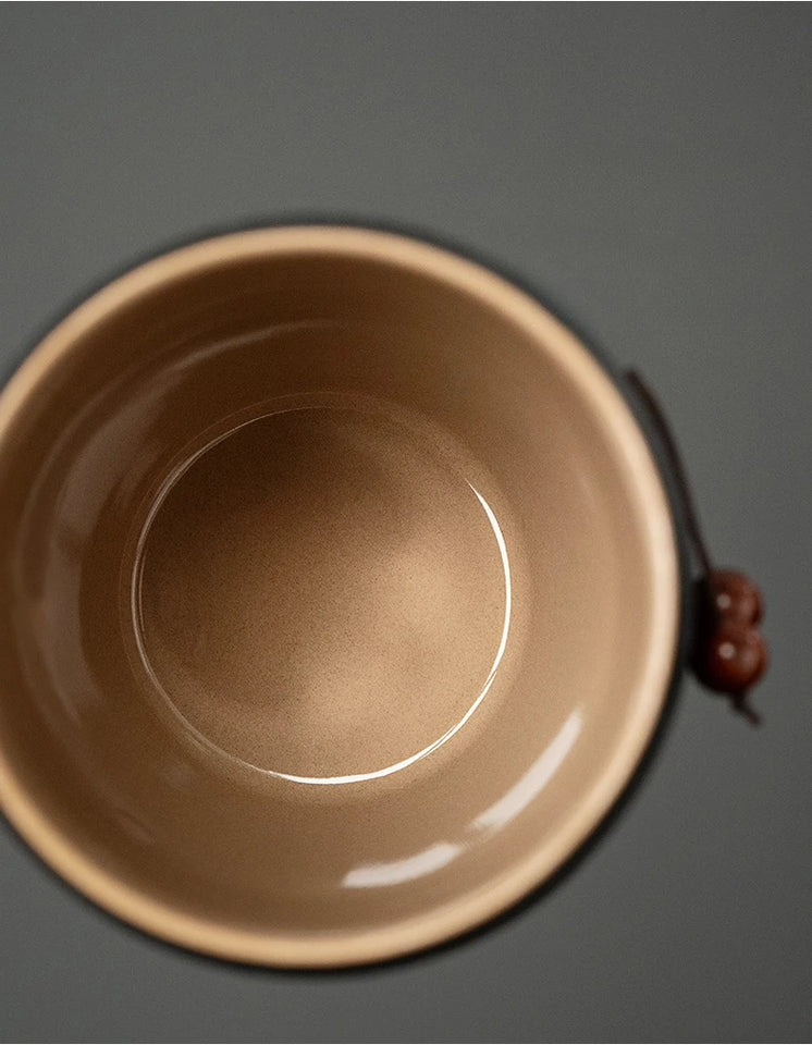 Tea Separation Tea Cup Ceramic with Lid Creative Tea Cup Personal Filter Office Portable Household Water Cup
