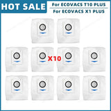Compatible For ECOVACS T10 PLUS / X1 PLUS Replacement Spare Parts Accessories Main Side Brush Hepa Filter Mop Cloth Dust Bag