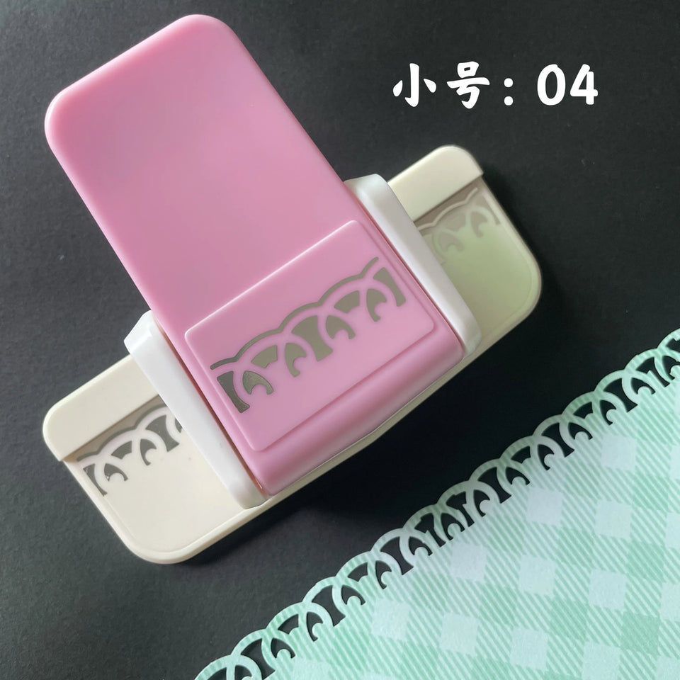 Effort-saving Embossing Device Hollow Lace Edge Pressing Device Punching Device Diy Kindergarten Handmade Greeting Card