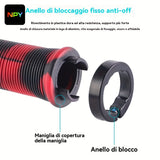 NPY Bicycle Handles Mtb Rubber Lock-on Grip Shockproof Non-slip Mountain/Road Bike Handle Cover Folding Balance Bike Accessories