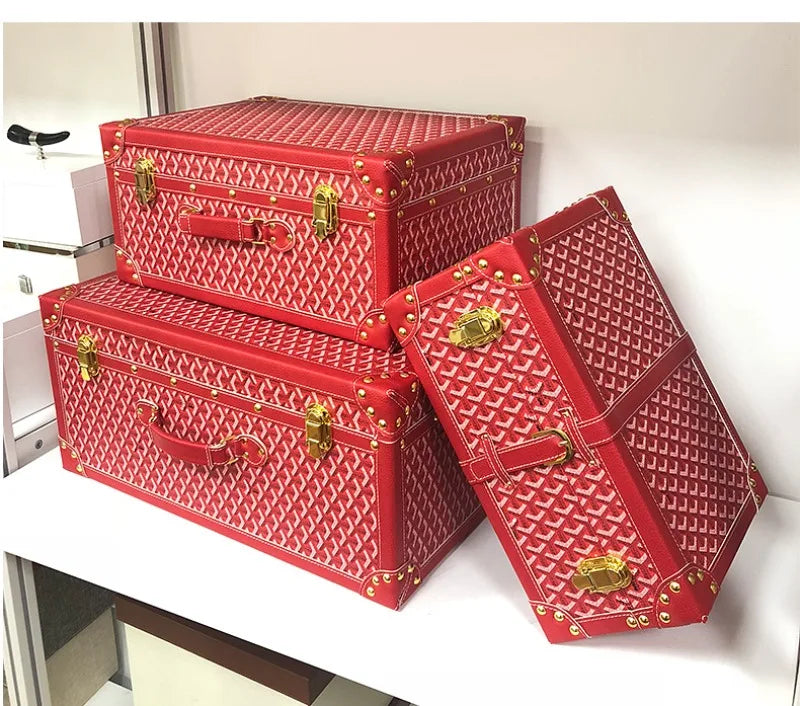 Clothes Storage Boxes Lids Large Capacity Bedroom Storage Boxes Makeup Stationery Organizers Box Toy Props Handicrafts Home