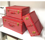 Clothes Storage Boxes Lids Large Capacity Bedroom Storage Boxes Makeup Stationery Organizers Box Toy Props Handicrafts Home