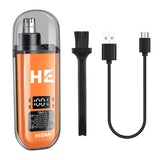 HIENA Electric Nose Hair Trimmer Mini Pocket Nose Ears Hair Eyebrow Trimmer for Men Rechargeable Clipper ﻿home appliance