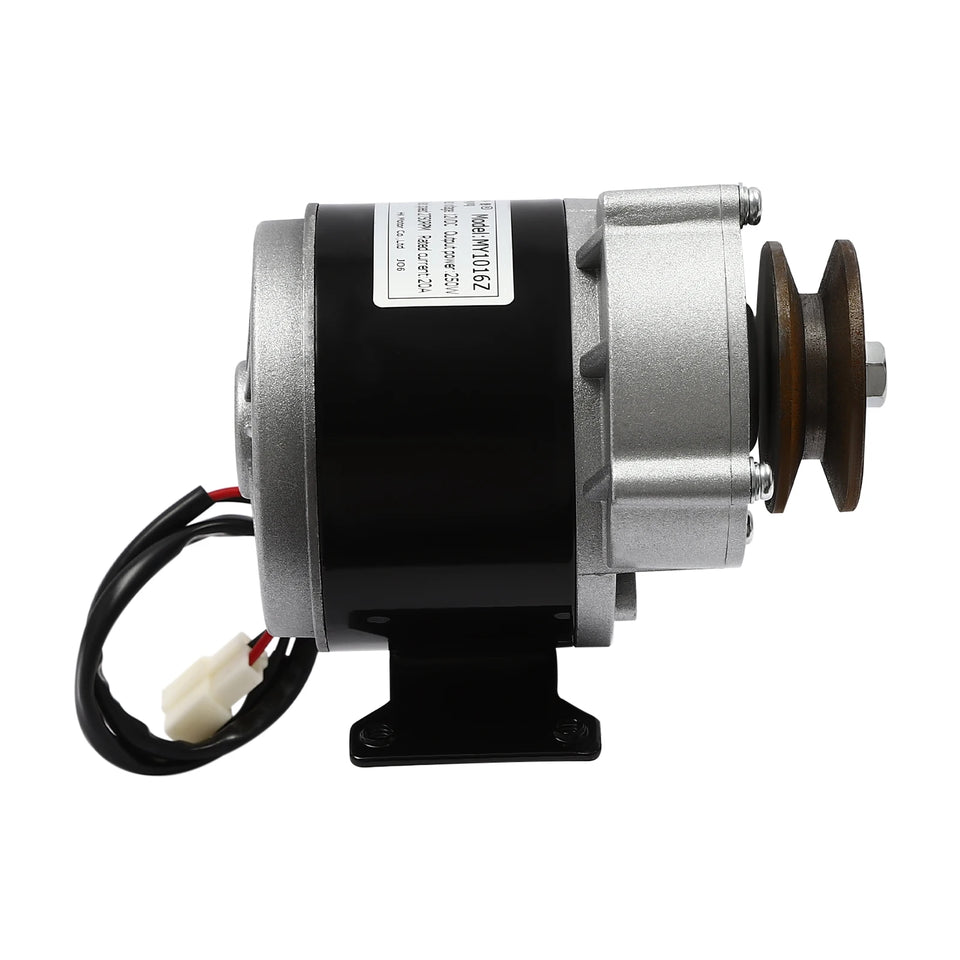 250W Brushed DC Gear Reduction Motor MY1016Z 12V/24V/36V 2750RPM 1N.m for Electric Bicycle E-Bike Scooter DIY Engine