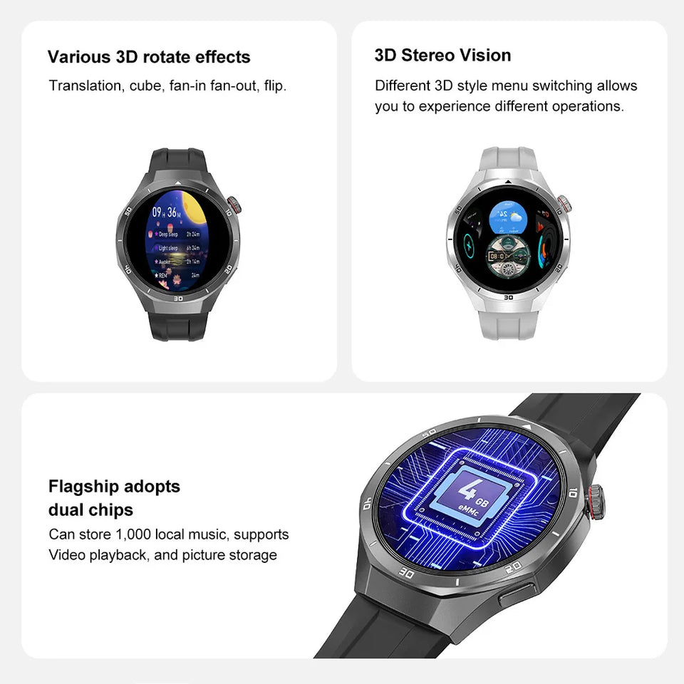 DT5 Pro Smart Watch for Men Women Digital Wrist Watches MP3 MP4 Music Smartwatches Fitness Bracelet Electronic Wristwatch Clock