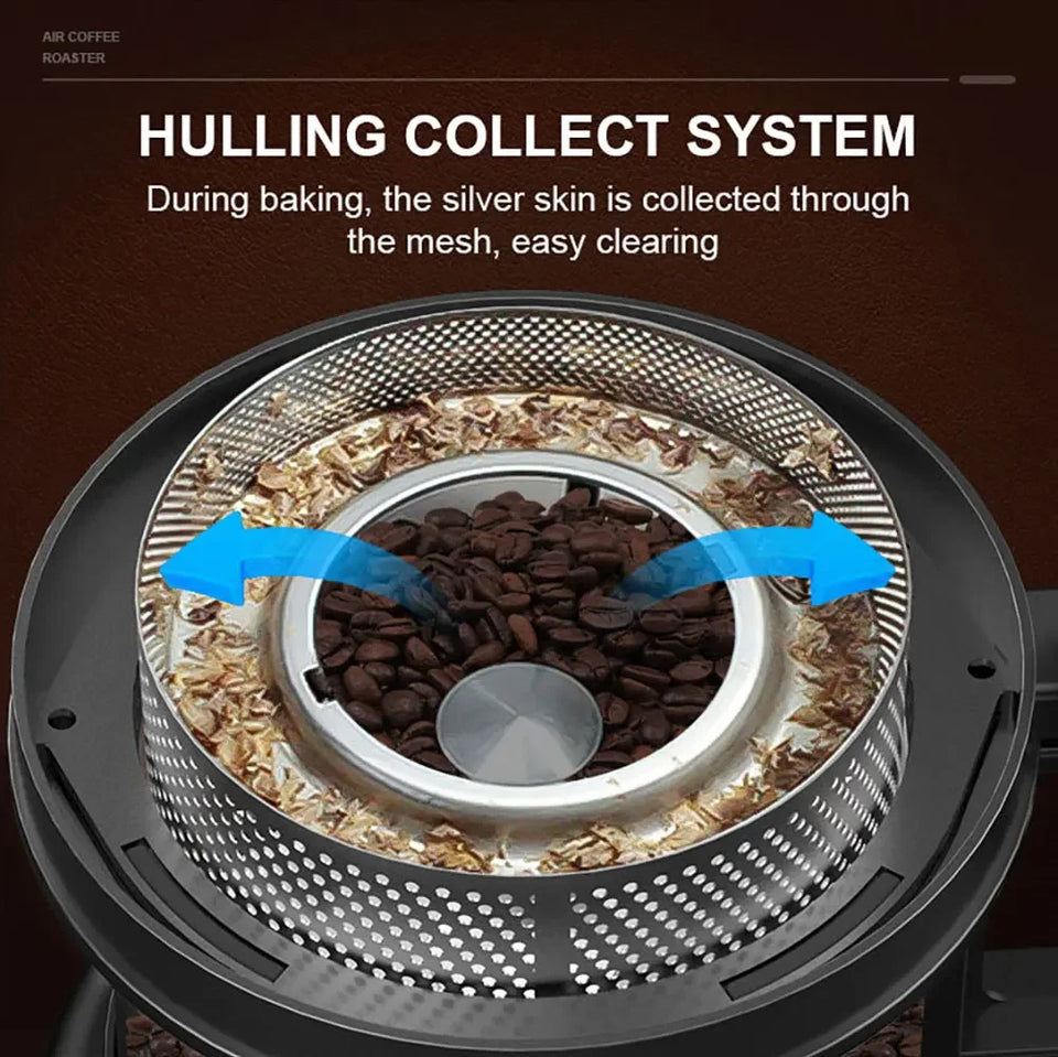 Home Coffee Roaster 2 in1 Roasting & Cooling Electric No Smoke Coffee Bean Baking Roasting Machine Full Automatic Coffee Roaster