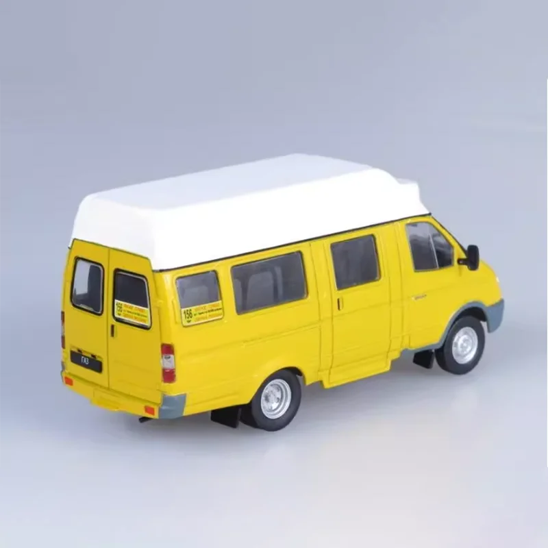 Foreign Trade Russian Car 1:43 Alloy Car GAZ Commercial Vehicle Bus Model Ornament Simulation Decoration Gift Display Collection