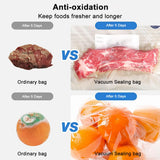 Vacuum Sealer Bags Vacuum Packaging Bag Food Reusable Vacuum Food Fresh Storage Bag BPA Free Vacuum Zipper Bags 10Pcs 30Pcs