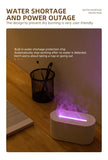 HY02 Flame Aromatherapy Humidifier with Anti-Dry Burn Feature Colorful Lights Silent Mist Moisturizing And Humidifying Function