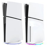 RGB Vertical Stand with Anti-Slip Pad LED Base Gaming Stand Stable Console Base Bracket for PS5 Slim Disc/Digital Version