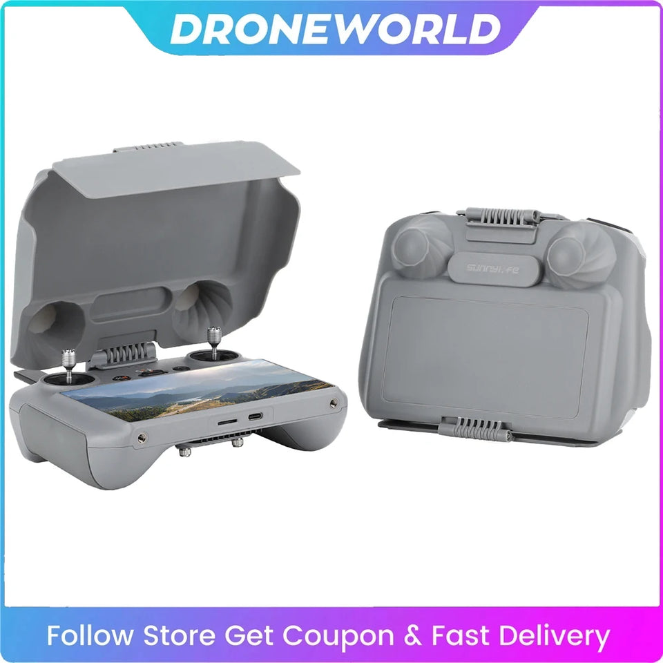 Screen Protector Shell For DJI RC/RC 2 Control Sunshade Silicone Protection Case For DJI Lito/Air 3S/Neo/Mavic 3/Mini 5 4 Pro