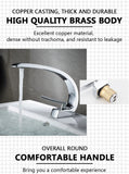 Basin Faucet Modern Bathroom Mixer Tap Black/chrome Wash basin Faucet Single Handle Hot and Cold Waterfall Faucet