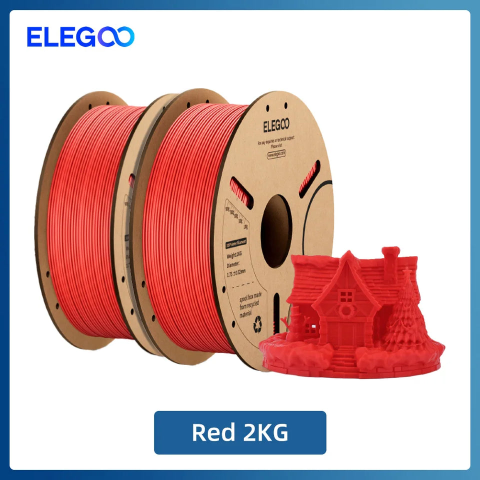 ELEGOO 2KG/4KG/5KG/10KG 1.75mm PLA Filament Plastic 3D PLA for EU US