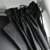 2Pcs/Set Car Sun Shade Privacy Curtain Taxi Commercial Vehicle Isolation Partition Protection Curtain Auto Accessories